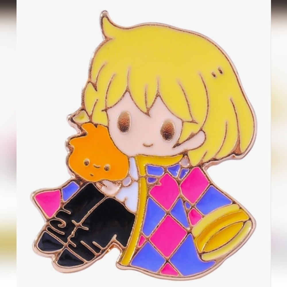 Colorful Anime Character Enamel Pin Howls Moving Castle Ghibli
